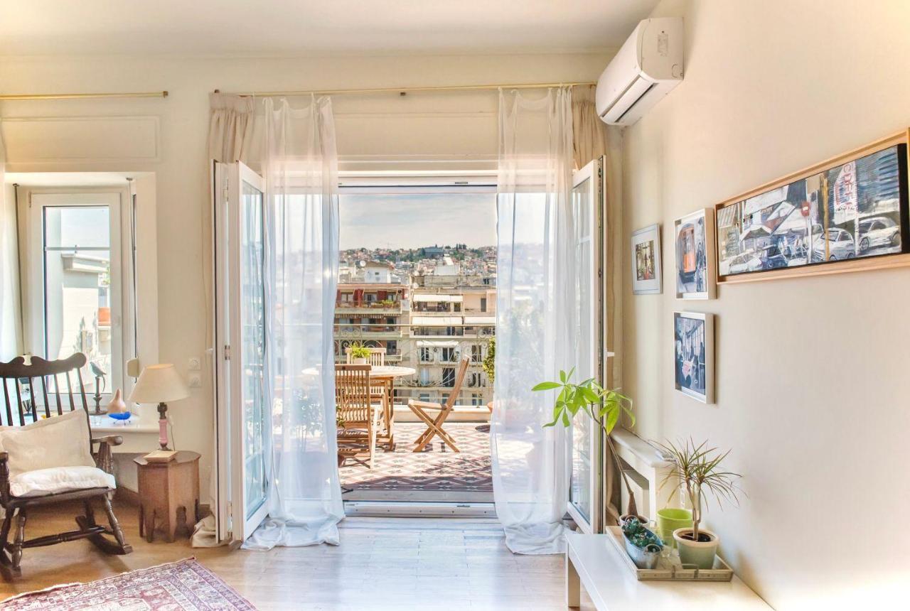 #Lighthouse Penthouse By Halu! Apts Lägenhet Thessaloníki Exteriör bild